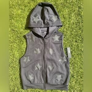 Ultracor Flux Knockout Vest Y2K Stars Athletic Full Zip Muscle Tank Top Hoodie S